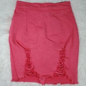 Pink Fashion Nova Mini Skirt